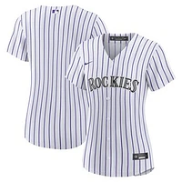 Women's Nike White Colorado Rockies Home Replica Team Jersey