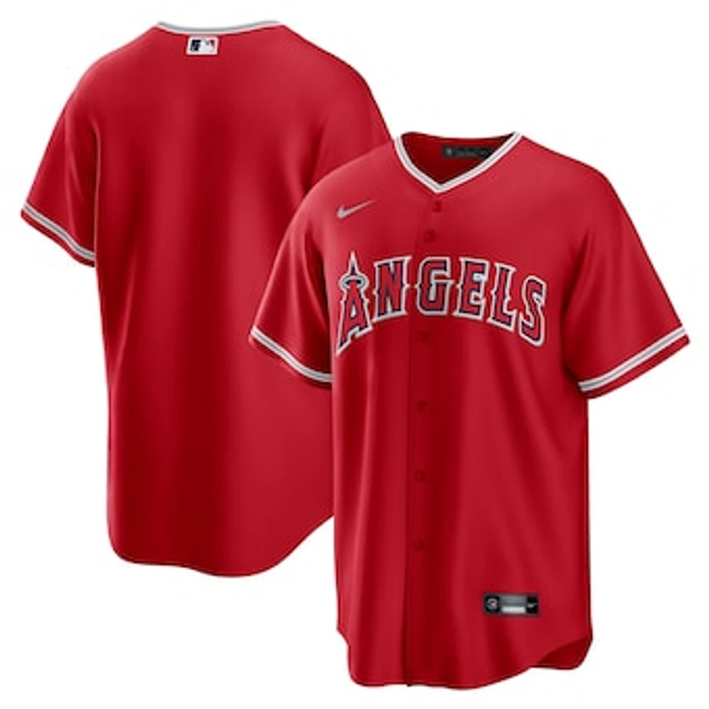 Men's Nike Red Los Angeles Angels Alternate Replica Team Jersey