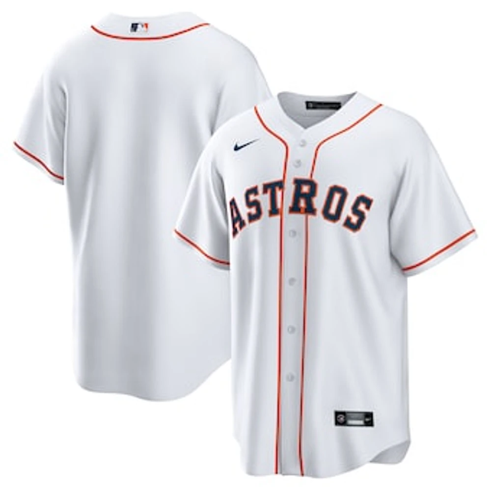 Men's Nike White Houston Astros Home Replica Team Jersey