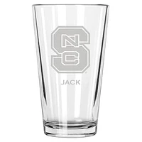 NC State Wolfpack 16oz. Personalized Etched Pint Glass