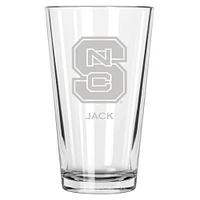 NC State Wolfpack 16oz. Personalized Etched Pint Glass