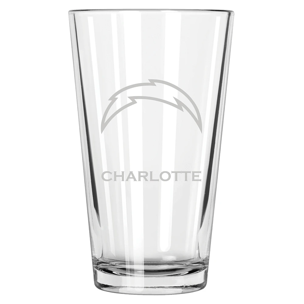 Los Angeles Chargers 16oz. Personalized Etched Pint Glass
