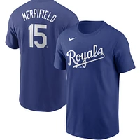 Men's Nike  Royal Kansas City Royals Name & Number T-Shirt