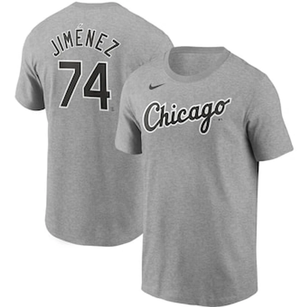 Men's Nike  Heather Gray Chicago White Sox Name & Number T-Shirt