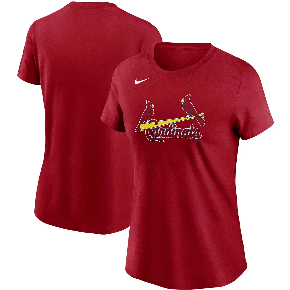 Women's Nike Red St. Louis Cardinals Wordmark T-Shirt