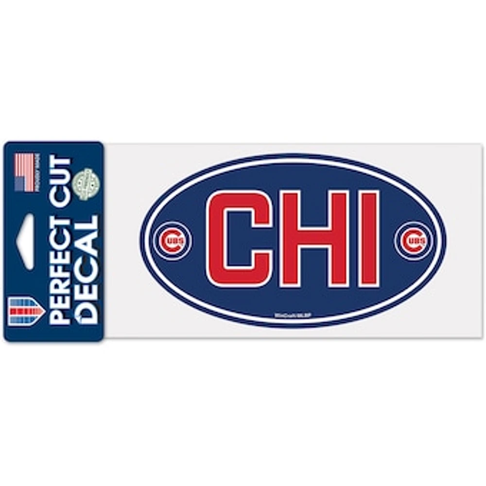 WinCraft Chicago Cubs 4" x 8" Perfect Cut Decal