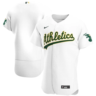 Men's Nike White Oakland Athletics Home Authentic Team Jersey