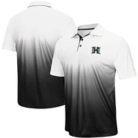 Men's Colosseum Gray Hawaii Warriors Magic Team Logo Polo