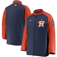 Men's Nike Navy/Orange Houston Astros Authentic Collection Dugout Full-Zip Jacket