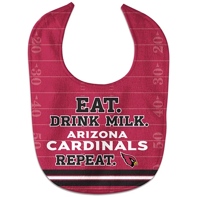 Newborn & Infant WinCraft Arizona Cardinals Eat. Drink. Repeat. All-Pro Bib