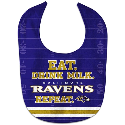 Infant WinCraft Baltimore Ravens Eat. Drink. Repeat. All-Pro Bib