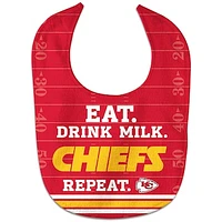 Newborn & Infant WinCraft Kansas City Chiefs Eat. Drink. Repeat. All-Pro Bib