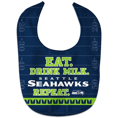 Newborn & Infant WinCraft Seattle Seahawks Eat. Drink. Repeat. All-Pro Bib