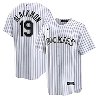 Men's Nike Charlie Blackmon White Colorado Rockies Home Replica Player Name Jersey