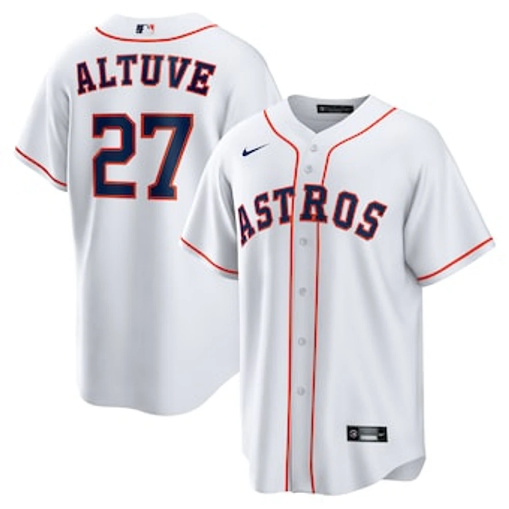 Men's Nike Jose Altuve White Houston Astros Home Replica Player Name Jersey