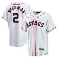 Men's Nike Alex Bregman White Houston Astros Home Replica Player Name Jersey
