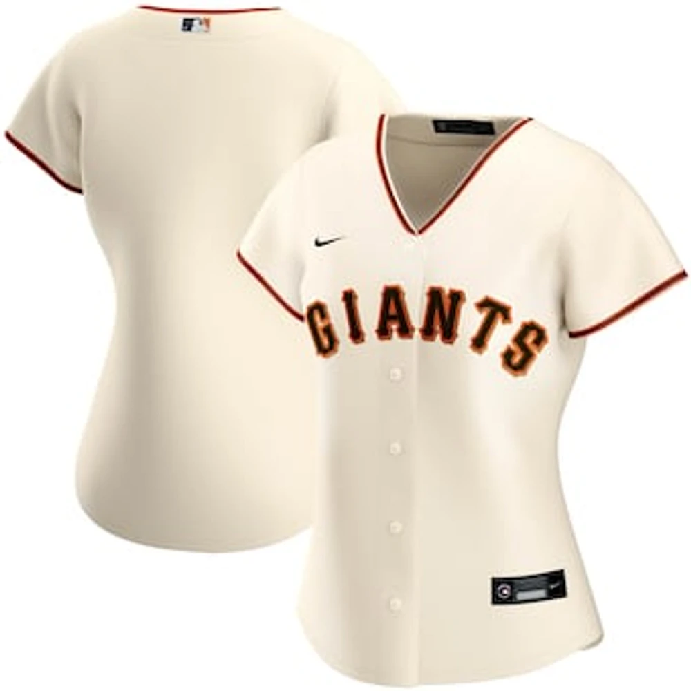 Women's Nike Cream San Francisco Giants Home Replica Team - Jersey