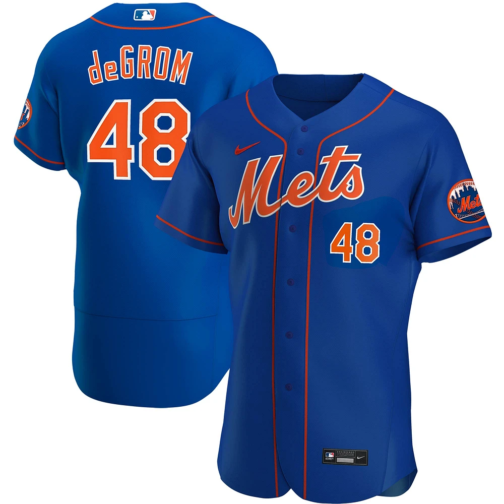 Men's Nike Jacob deGrom Royal New York Mets Alternate Authentic Player - Jersey