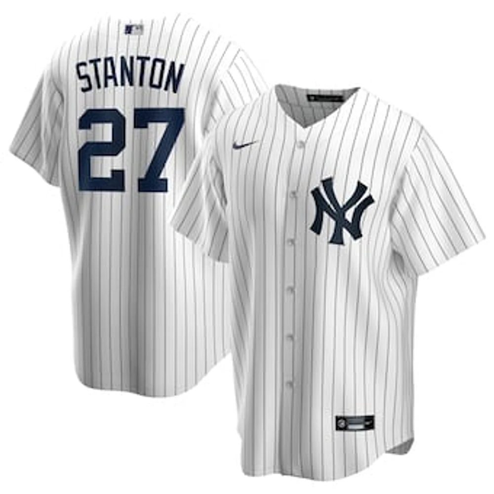 Men's Nike Giancarlo Stanton White New York Yankees Home Replica Player - Jersey