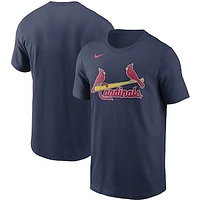 Men's Nike Navy St. Louis Cardinals Team Wordmark T-Shirt