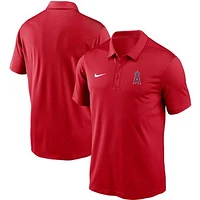 Men's Nike Red Los Angeles Angels Team Logo Franchise Performance Polo