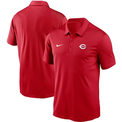 Men's Nike Red Cincinnati Reds Team Logo Franchise Performance Polo