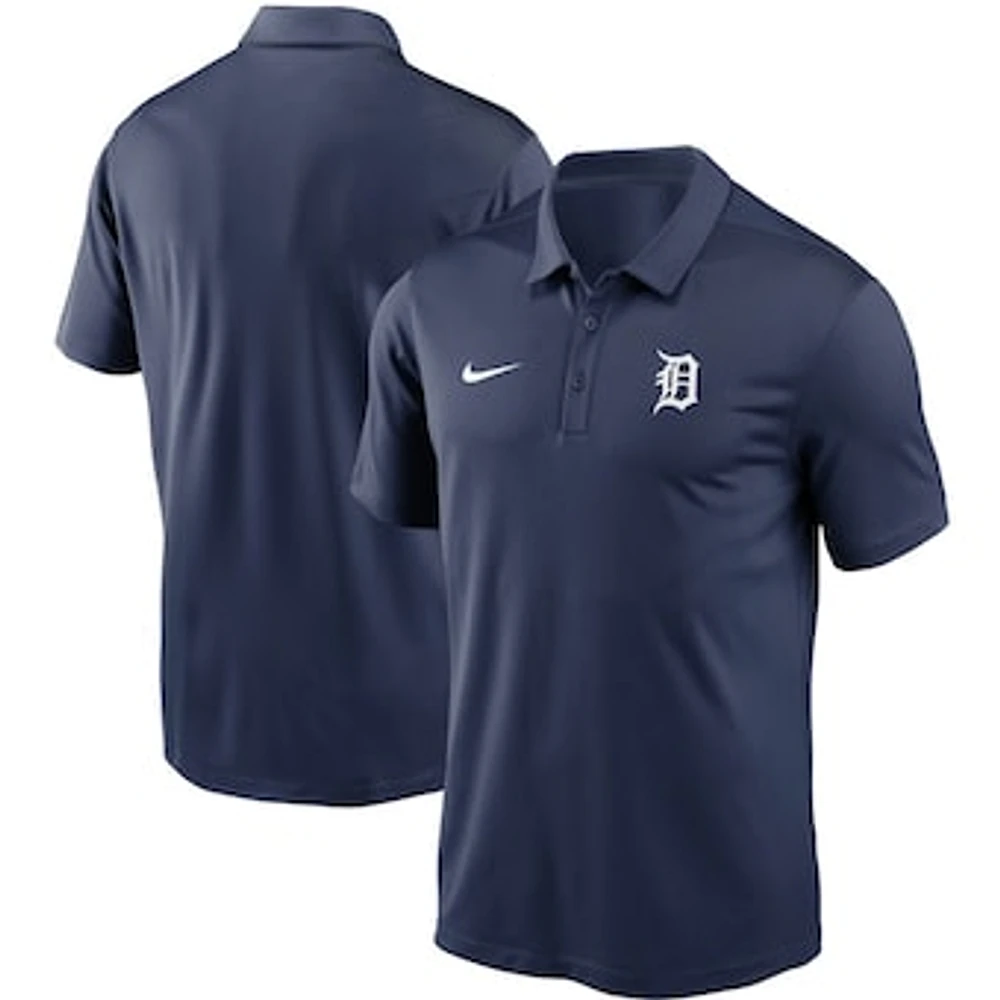 Men's Nike Navy Detroit Tigers Team Logo Franchise Performance Polo