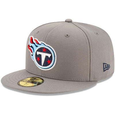 Men's New Era Graphite Tennessee Titans Storm 59FIFTY Fitted Hat