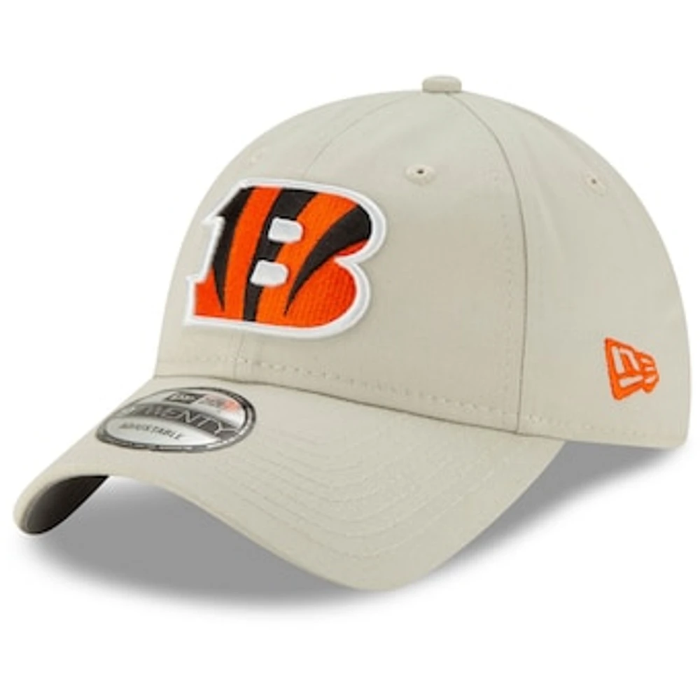 Men's New Era Khaki Cincinnati Bengals Letter Playmaker 9TWENTY Adjustable Hat