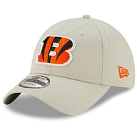 Men's New Era Khaki Cincinnati Bengals Letter Playmaker 9TWENTY Adjustable Hat