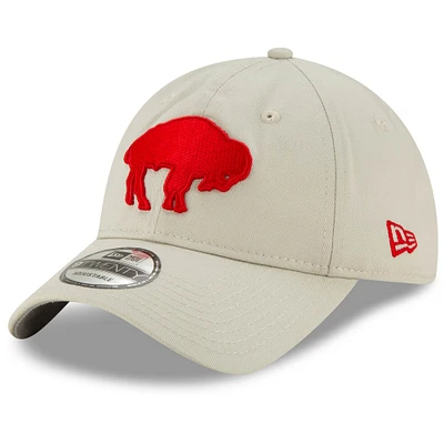 Men's New Era Khaki Buffalo Bills Historic Playmaker 9TWENTY Adjustable Hat