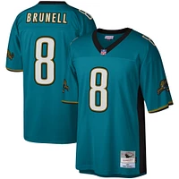 Men's Mitchell & Ness Mark Brunell Teal Jacksonville Jaguars Legacy Replica Jersey