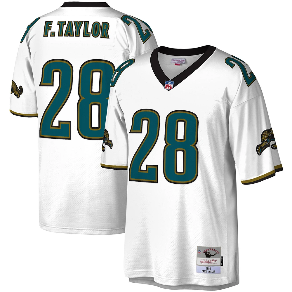 Men's Mitchell & Ness Fred Taylor White Jacksonville Jaguars Legacy Replica Jersey