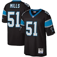 Men's Mitchell & Ness Sam Mills Black Carolina Panthers Legacy Replica Jersey