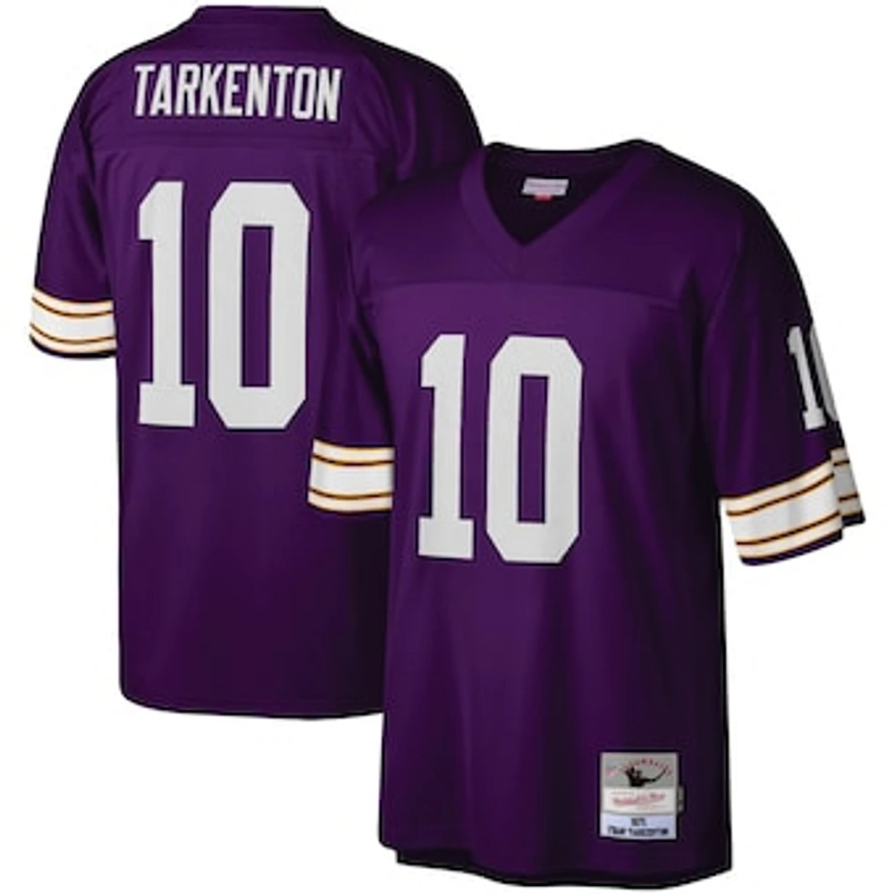 Men's Mitchell & Ness Fran Tarkenton Purple Minnesota Vikings Legacy Replica Jersey