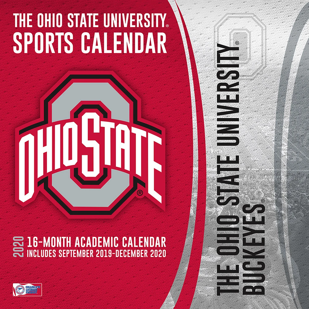Ohio State Buckeyes 2020 16-Month Wall Calendar