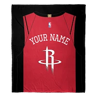 The Northwest Company Houston Rockets 50'' x 60'' Personalized Silk Touch Sherpa Throw
