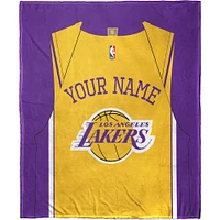 The Northwest Company Los Angeles Lakers 50'' x 60'' Personalized Silk Touch Sherpa Throw
