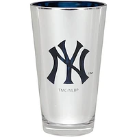 New York Yankees 16oz. Electroplated Pint Glass