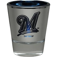 Milwaukee Brewers 2oz. Electroplated Shot Glass