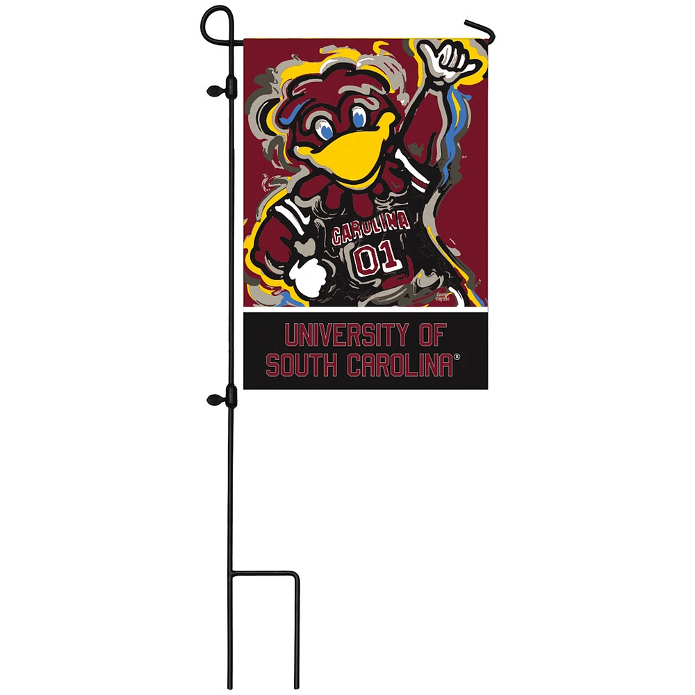 South Carolina Gamecocks Justin Patten Designed Double-Sided Garden Flag