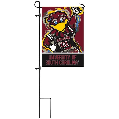 South Carolina Gamecocks Justin Patten Designed Double-Sided Garden Flag