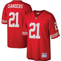 Men's Mitchell & Ness Deion Sanders Scarlet San Francisco 49ers Legacy Replica Jersey