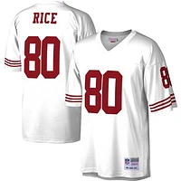 Men's Mitchell & Ness Jerry Rice White San Francisco 49ers Legacy Replica Jersey