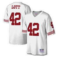 Men's Mitchell & Ness Ronnie Lott White San Francisco 49ers Legacy Replica Jersey