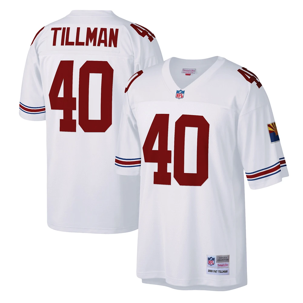 Men's Mitchell & Ness Pat Tillman White Arizona Cardinals Legacy Replica Jersey