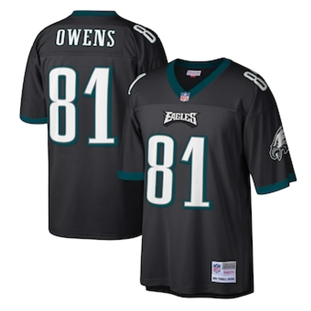 Men's Mitchell & Ness Terrell Owens Black Philadelphia Eagles Legacy Replica Jersey