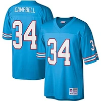 Men's Mitchell & Ness Earl Campbell Light Blue Houston Oilers Legacy Replica Jersey