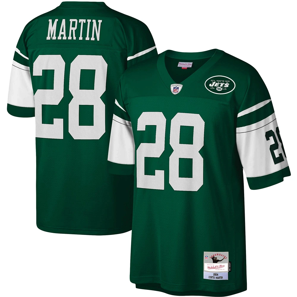 Men's Mitchell & Ness Curtis Martin Green New York Jets Legacy Replica Jersey