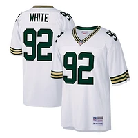 Men's Mitchell & Ness Reggie White White Green Bay Packers Legacy Replica Jersey